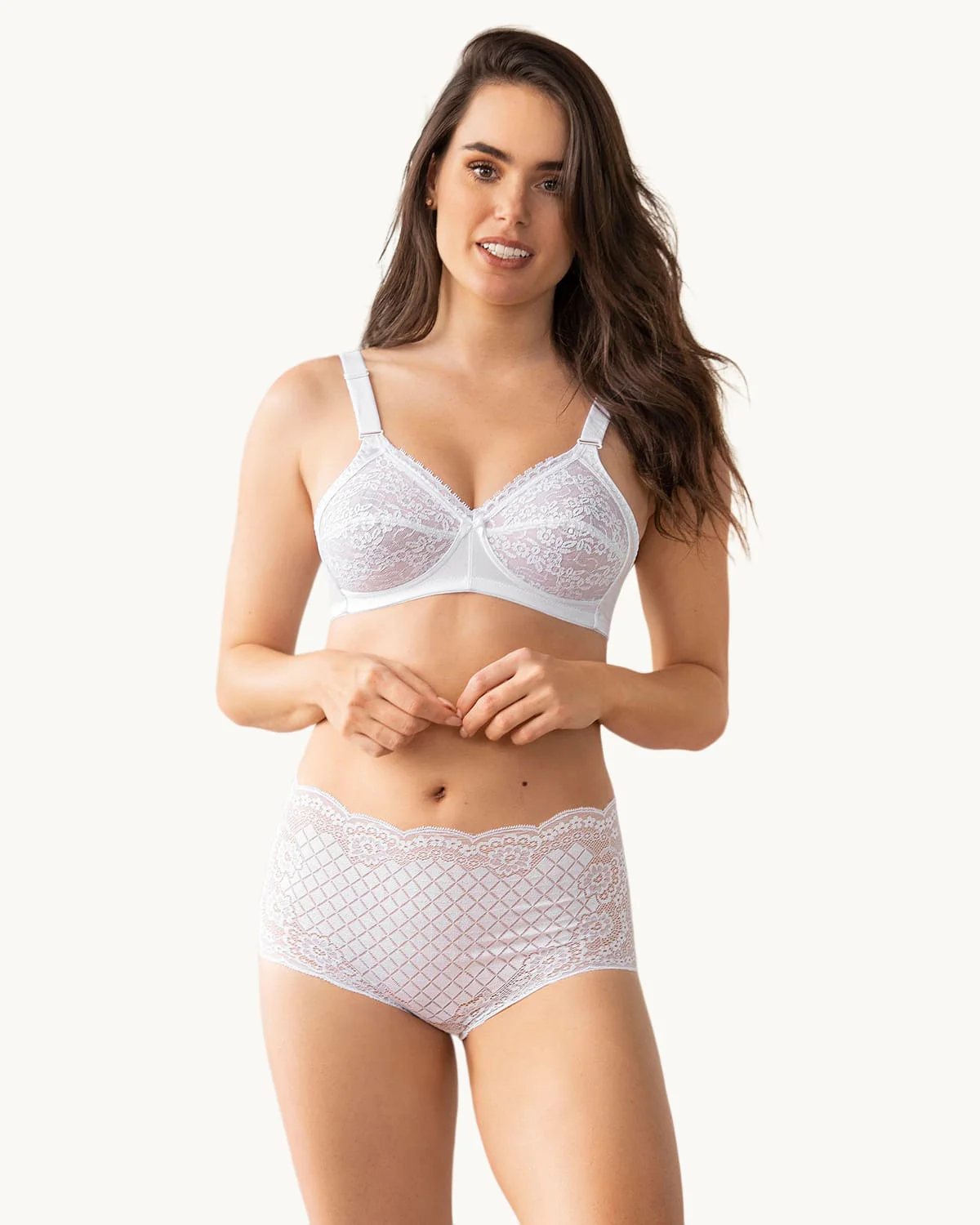 Brasier clásico sin arco con copas en encaje - Imagen 4