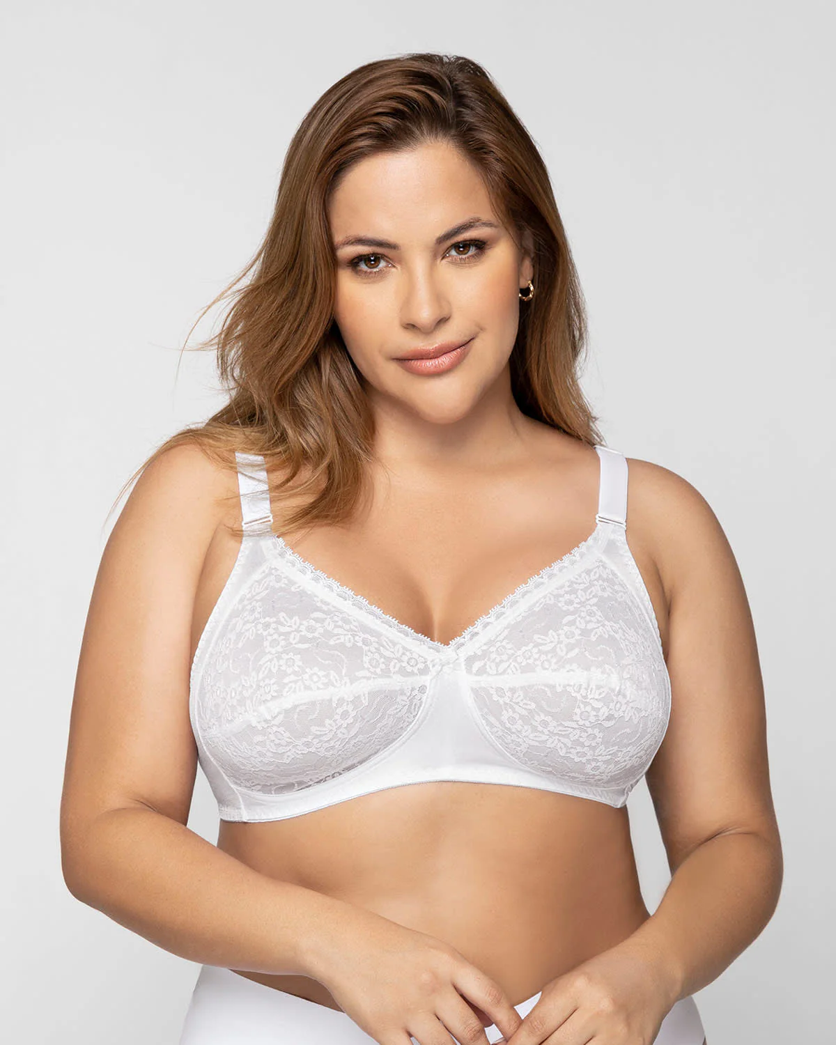 Brasier clásico sin arco con copas en encaje - Imagen 6