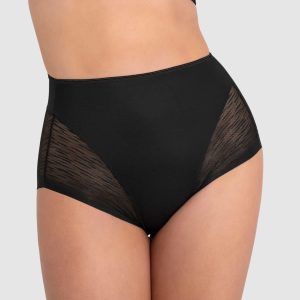 Calzón faja clásico invisible con transparencias en glúteos y laterales