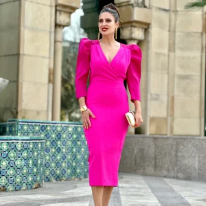 Vestido Albaicín Fucsia