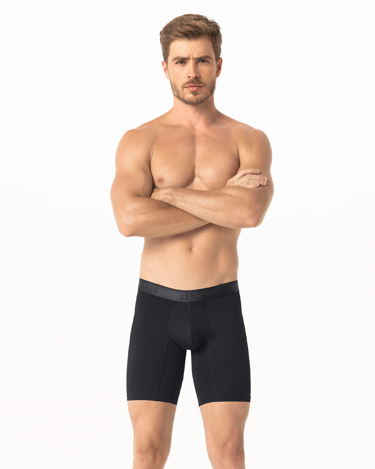 B贸xer deportivo con bolsillo lateral en microfibra - Imagen 4