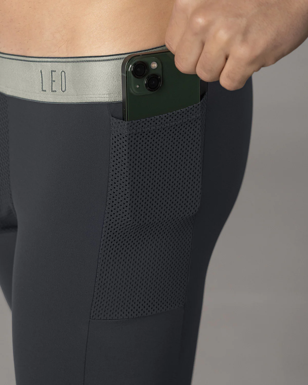 B贸xer deportivo con bolsillo lateral en microfibra - Imagen 8