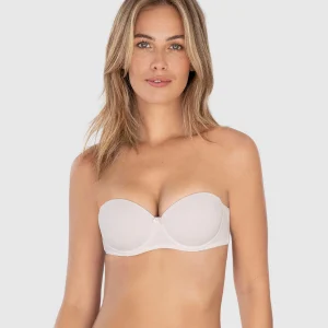 Brasier strapless con realce incorporado