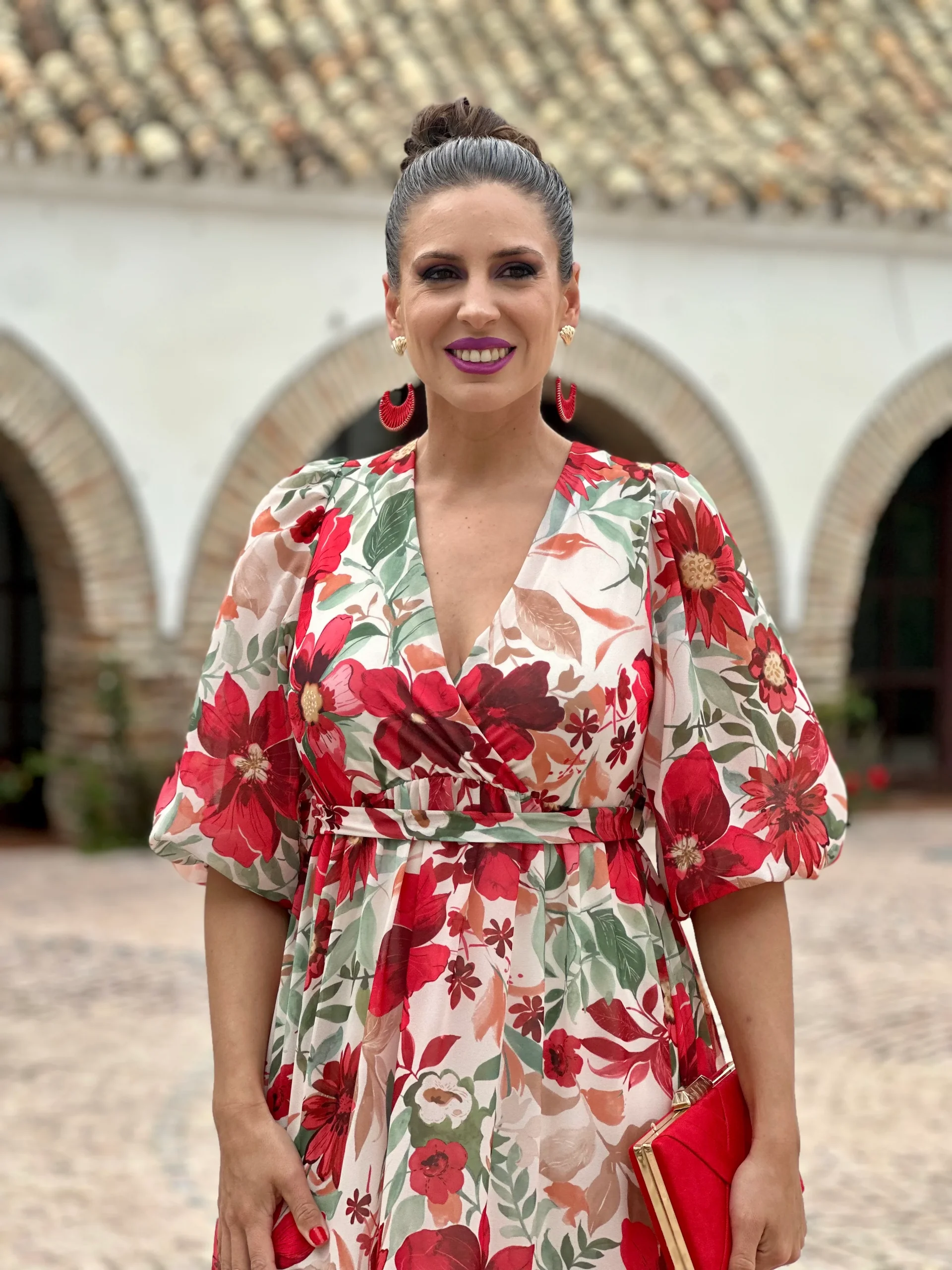 Vestido Sabina Rojo - Imagen 3