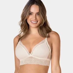 Bralette en encaje sexy y natural