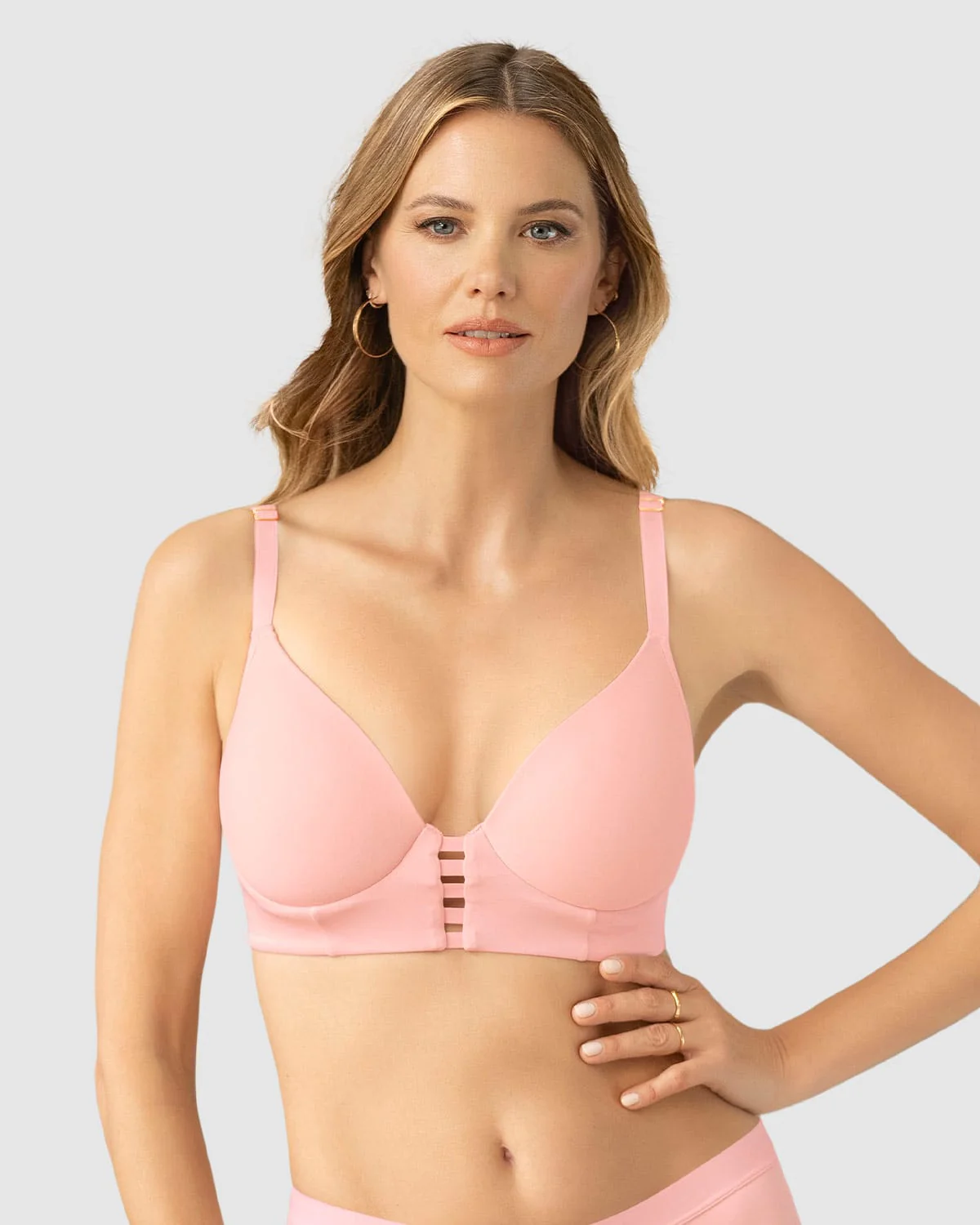 Brasier triangular de realce alto y buen cubrimiento Memory Bustier - Imagen 7