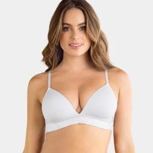 Brasier ultracómodo con encaje en la base y espalda Comfy Bra