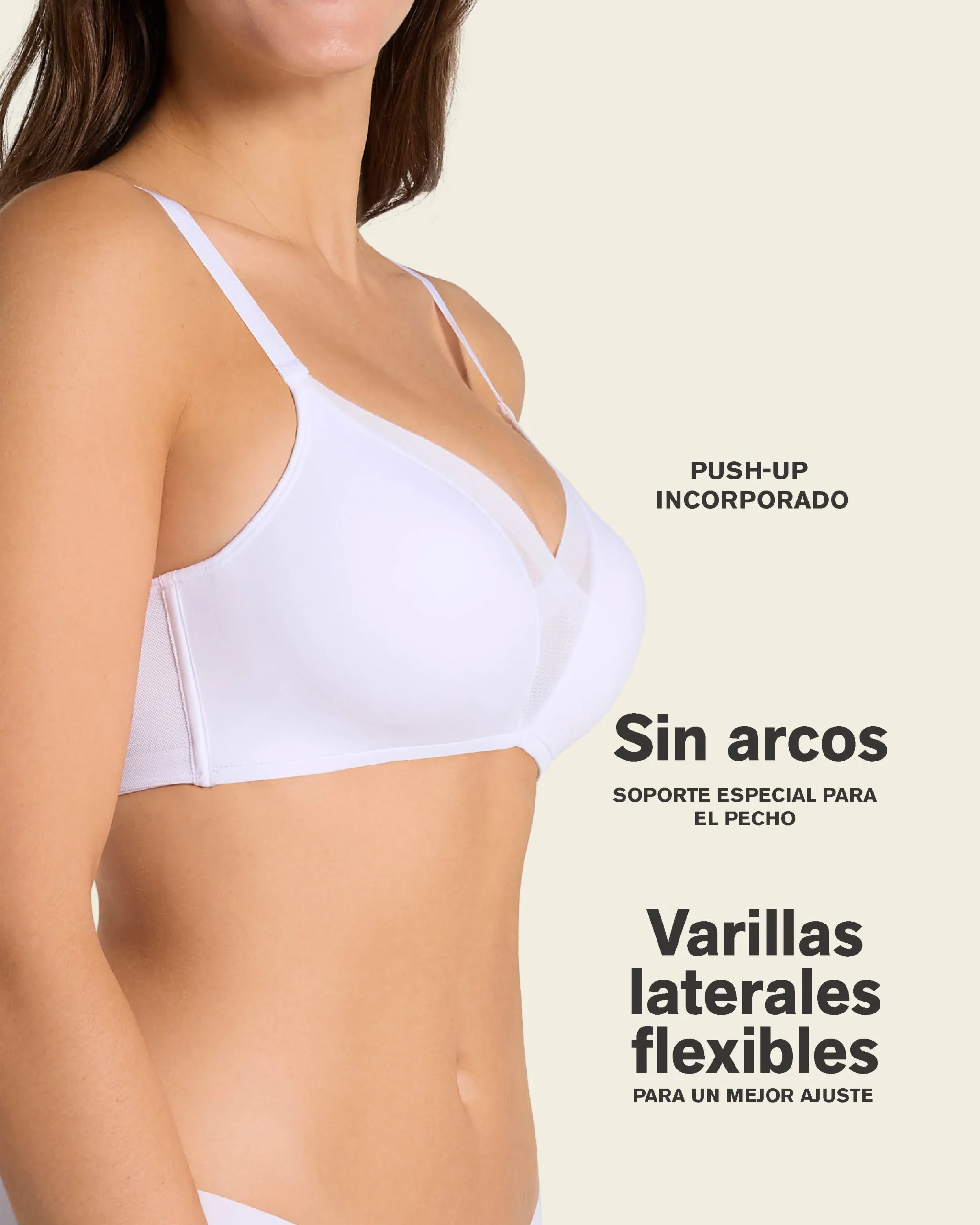 Brasier sin arco de realce alto incorporado Magical Bra - Imagen 6