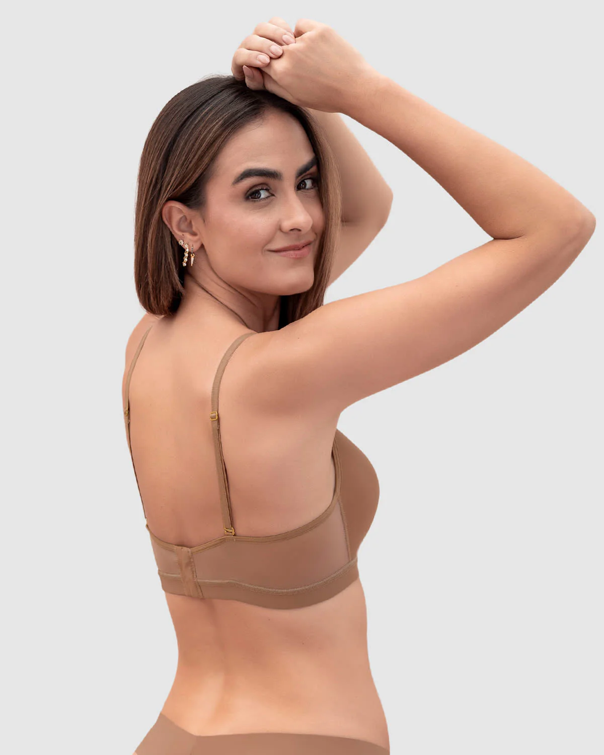 Brasier sin arco Pura Comodidad con detalles en tul - Imagen 6