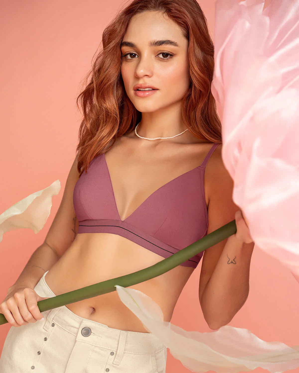 Brasier triangular en algod贸n liviano y c贸modo - Imagen 8