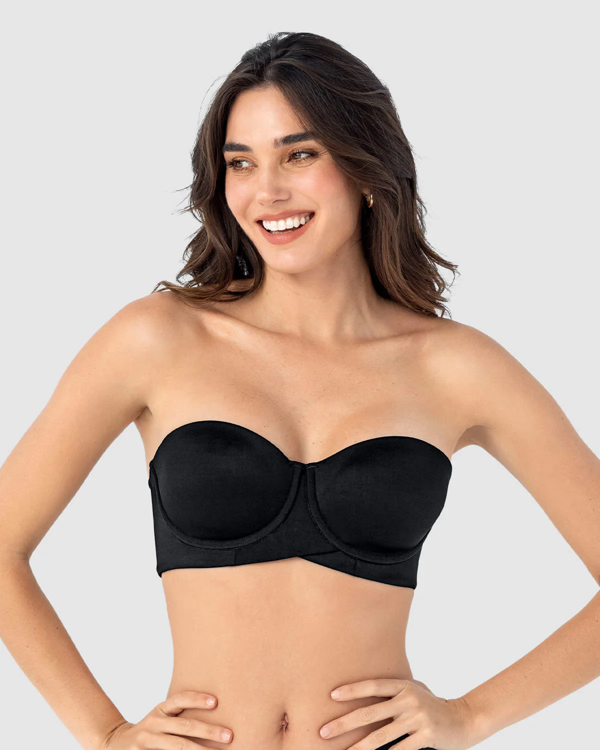 Brasier strapless ideal para busto mediano y grande - Imagen 9