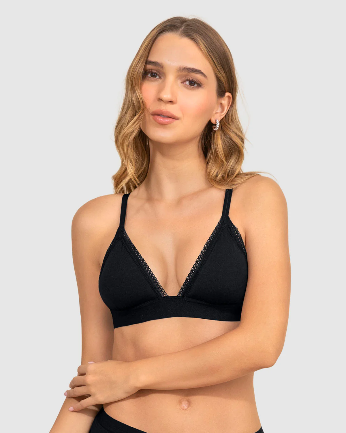 Bralette Liso + Encaje - Imagen 9