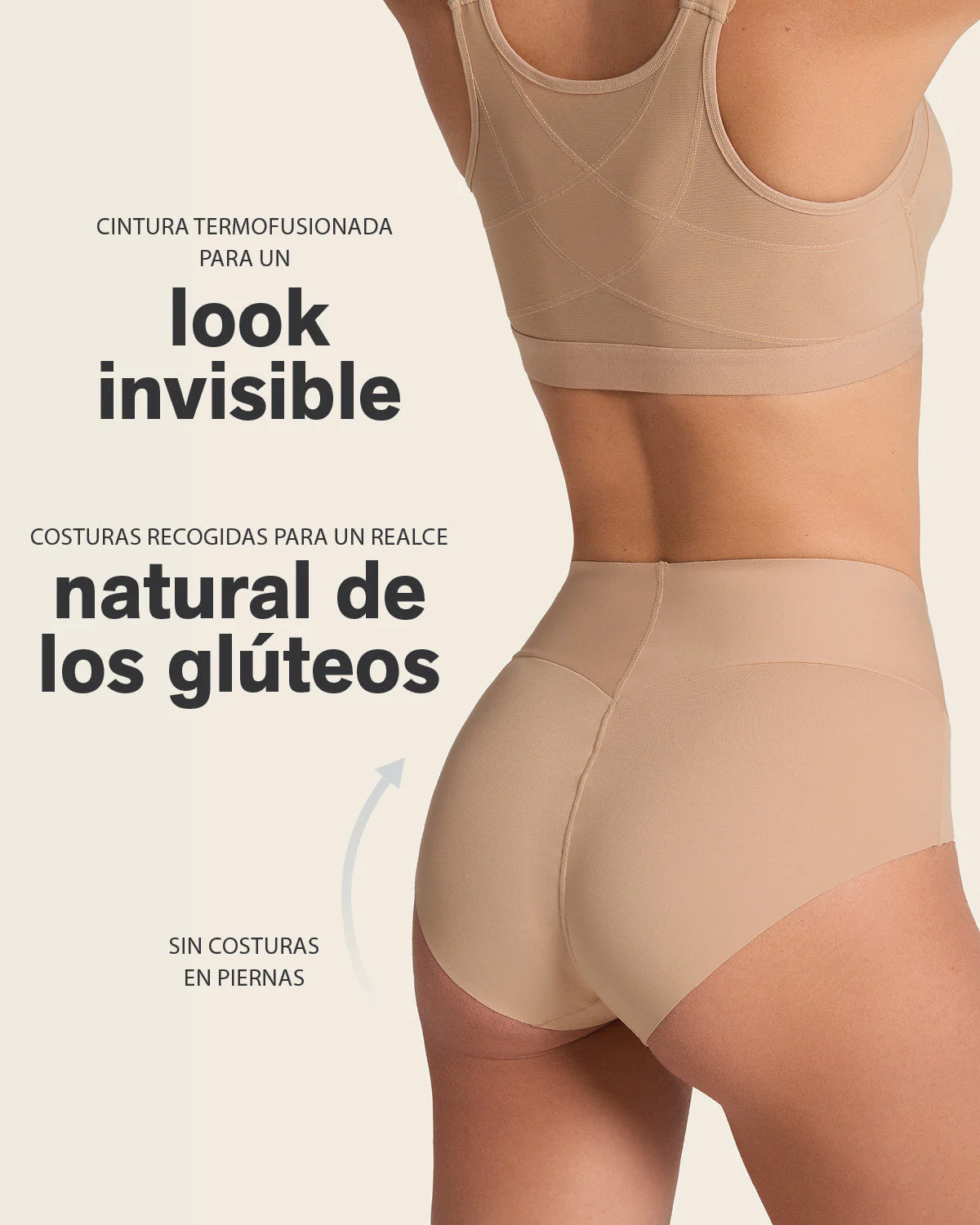 Calzón hípster tiro alto de control fuerte de abdomen - Imagen 6