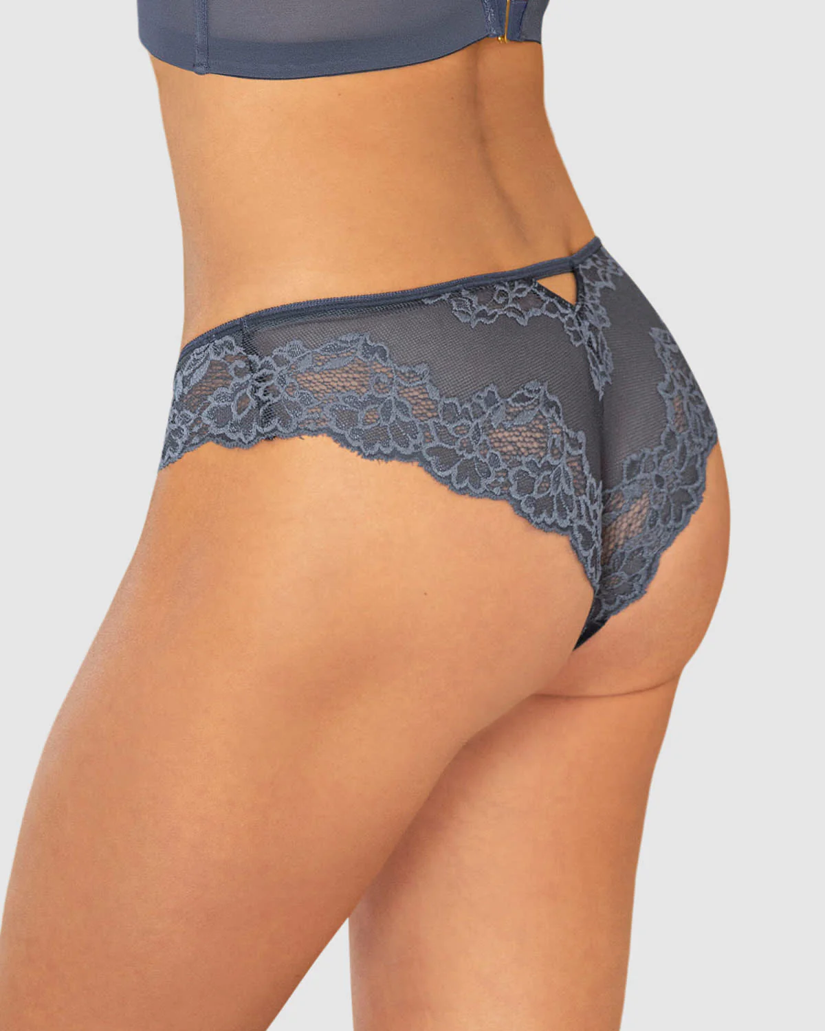 Calzón cachetero en encaje y tul increíblemente sexy - Imagen 6