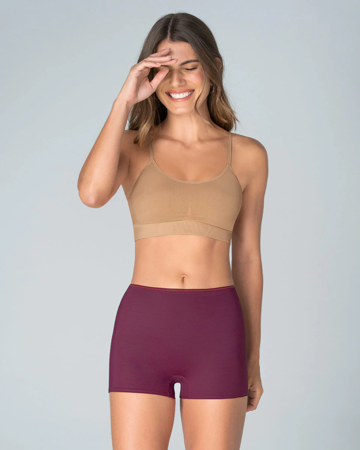 B贸xer corto de control fuerte de abdomen - Imagen 9