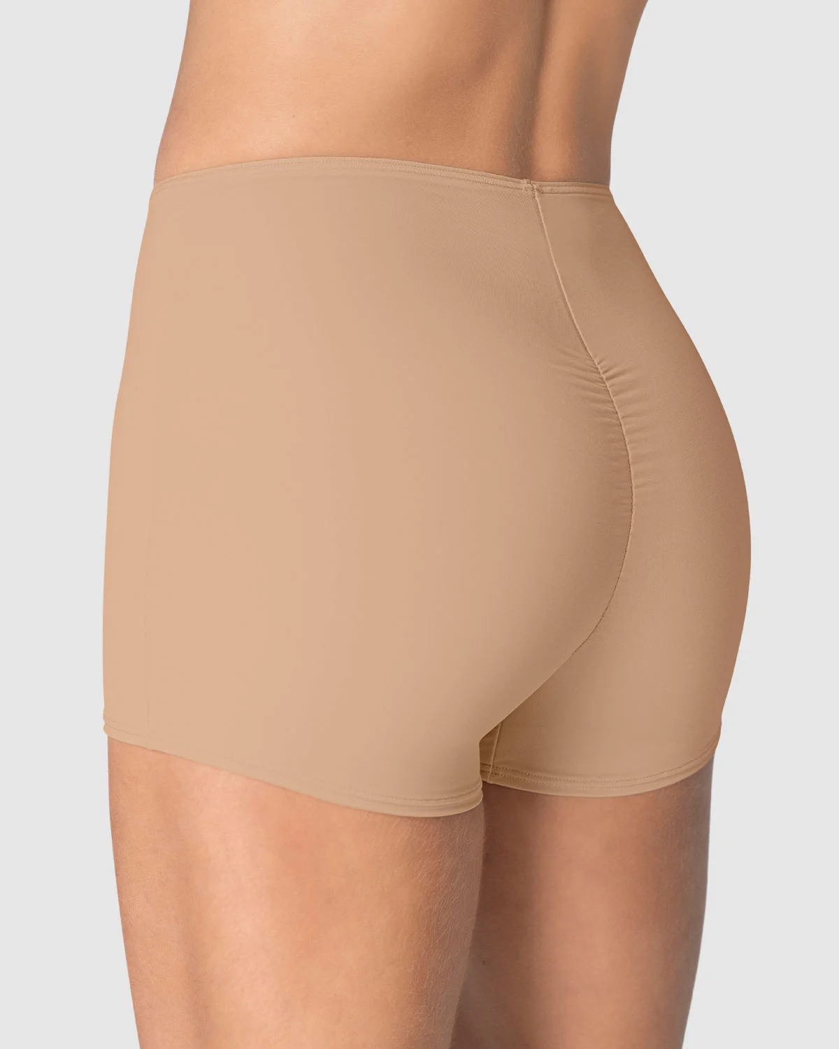 B贸xer corto de control fuerte de abdomen