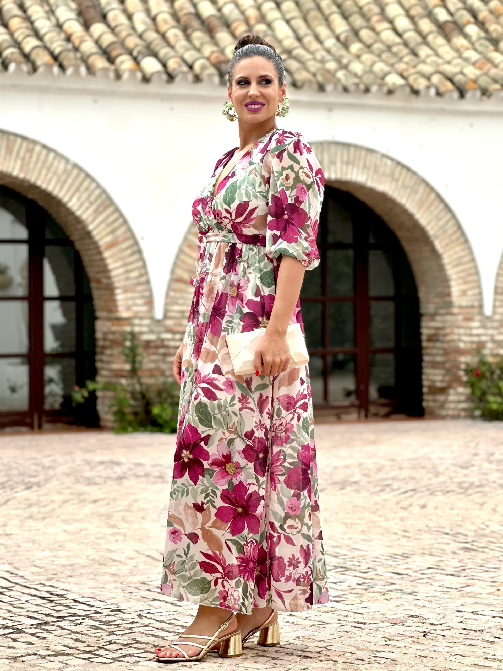 Vestido Sabina Buganvilla - Imagen 4