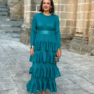 Vestido Lucrecia Turquesa