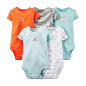 Pack de Bodys CARTERS 5-Pack Short-Sleeve Bodysuits