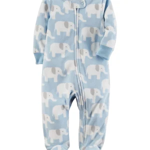 Enterito CARTERS Fleece Zip-Up Sleep & Play - Micropolar