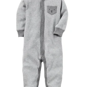 Enterito CARTERS Bear Snap-Up Thermal Sleep & Play _ Termica