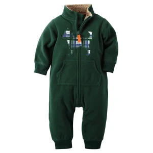Enterito CARTERS Mock-Neck Fleece Jumpsuit