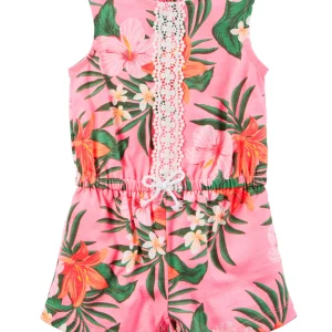 Enterito CARTERS Hawaiian Floral Romper