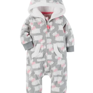 Enterito CARTERS Hooded Fleece Jumpsuit Micropolar