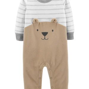 Enterito CARTERS Bear Fleece Jumpsuit - Micropolar