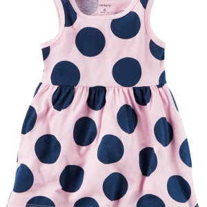 Vestido CARTERS Polka Dot Jersey Dress