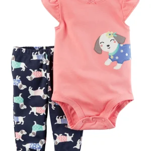 Conjunto CARTERS 2-Piece Bodysuit Pant Set