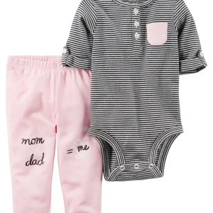 Conjunto CARTERS 2-Piece Bodysuit Pant Set