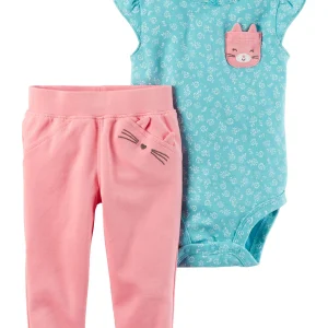 Conjunto CARTERS 2-Piece Bodysuit Pant Set
