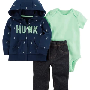 Conjunto CARTERS 3-Piece Little Jacket Set