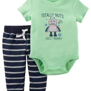 Conjunto CARTERS 2-Piece Neon Bodysuit Pant Set