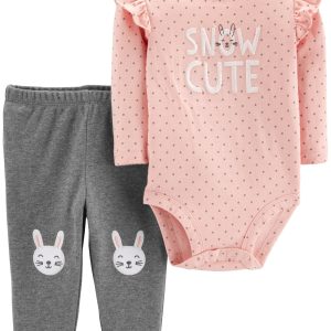 Conjunto CARTERS 2-Piece Bunny Bodysuit Pant Set