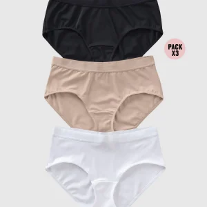 Paquete x 3 hípsters cómodos y suaves de buen cubrimiento
