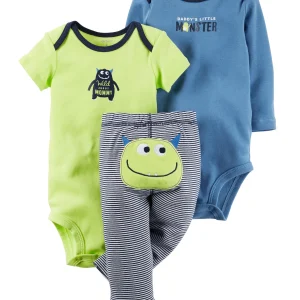 Conjunto CARTERS 3-Piece Little Character Set