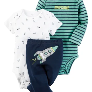 Conjunto CARTERS 3-Piece Little Character Set