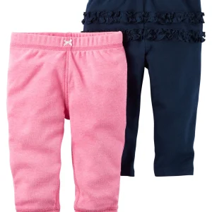 Pack de pantalones CARTERS 2-Pack Babysoft Neon Pants