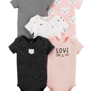 Pack de bodys CARTERS 5-Pack Kitty Original Bodysuits