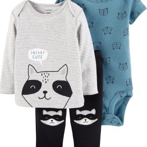 Conjunto CARTERS 3-Piece Little Character Set