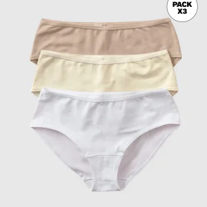 Paquete x 3 calzones clásicos de máxima comodidad y frescura