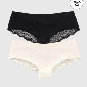 Calzones cacheteros descaderados. Paquete x 2