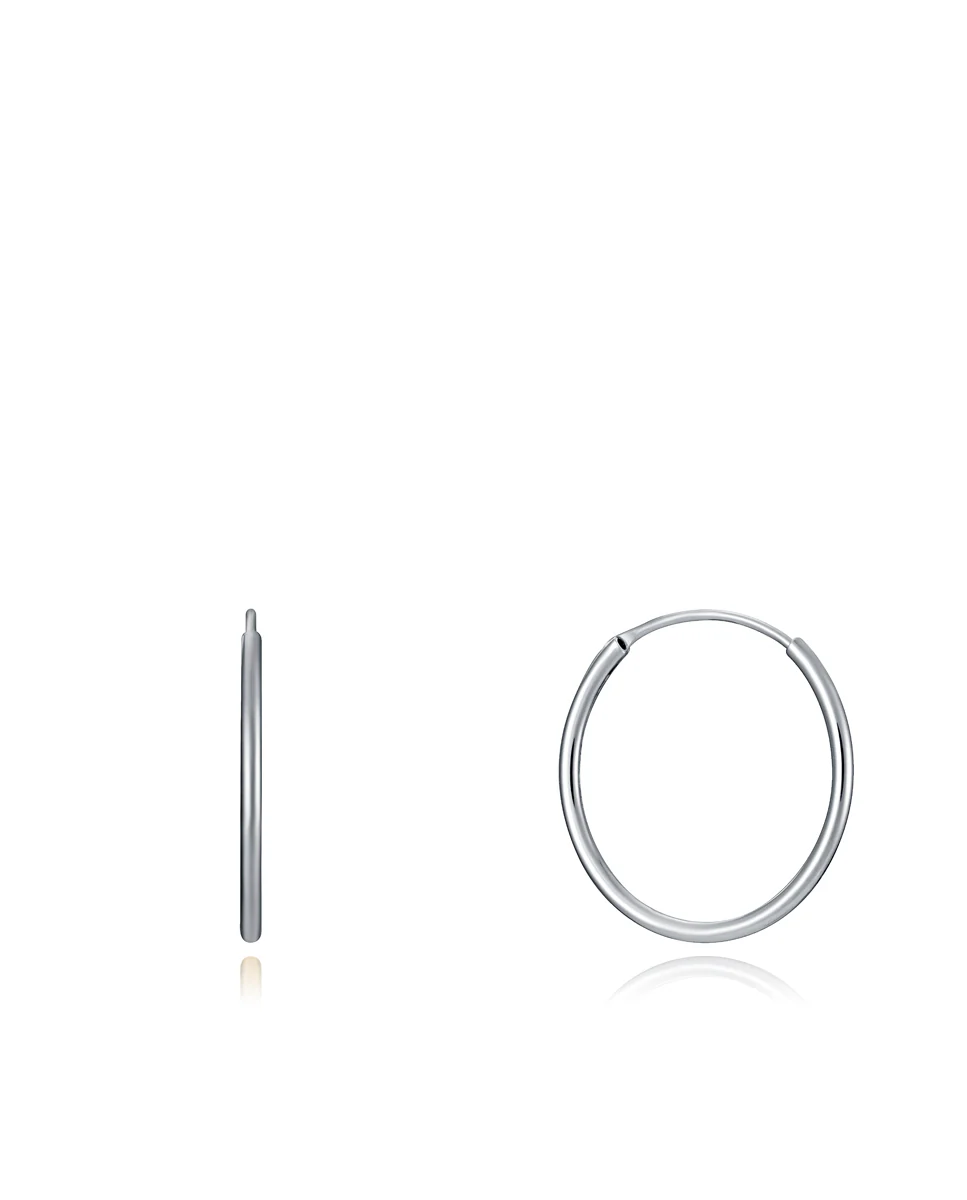 Pnd Plata De Ley Aro: 20x1,2mm Sra Jwls