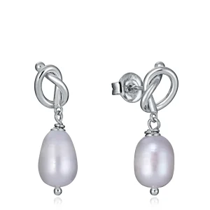 Pend Plata De Ley Baño Rodio Perl Sra Jewels