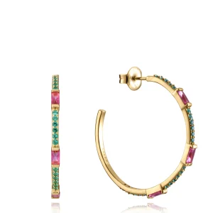 Pend Plata De Ley Baño Oro Circ Sra Jewels