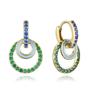 Pend Plata De Ley Baño Oro Circ Sra Jewels