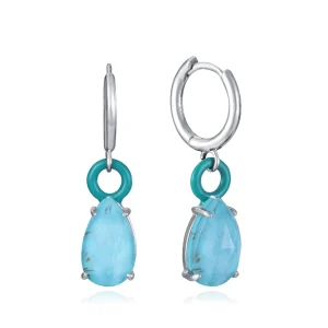 Pend Plata De Ley Baño Rodio Piedra Sra Jwls