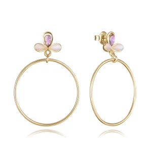 Pend Plata De Ley Baño Oro Circ Sra Jewels